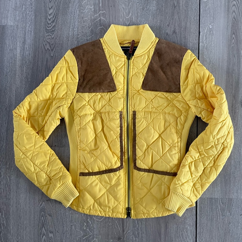 Ralph Lauren Sport Yellow Bomber Jacket